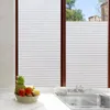 Window Stickers Decorative Self Adhesive Privacy Film Glass Sticker Mirror With Glue Narrow Stripe Bathroom