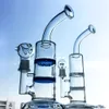 10-Zoll-Heady-Glas-Wasserpfeifen-Bong mit 18-mm-Innengewinde und Schüssel, Glasbongs, B-Kamm, Turbinen-Öl-Dab-Rigs, Scheibe pro Wasserpfeife