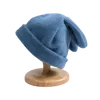 Czapki do czapki/czaszki zimowe kobiety uszy pullover czapki stały kolor bawełniany ciepły bezcery kapelusz panie swobodne mody zegarek na jesień Davi2