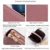 Card & ID Holders Women's Short Simple Solid Color Multi Card Large Capacity Zipper Student Change Bag Women