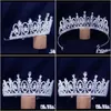 Clips & Barrettes Jewelry Drop Delivery 2021 Luxury Princess Crown Fashion Bridal Hair Tiaras Classic Design Wedding Accessories Elegant For