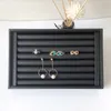 Velvet Jewelry Flat Trays Box Earring Rings Storage Box Jewelry Case Display Convenient Charming Women Rings Trays Makeup
