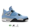 Jumpman 4 Retro Basketbalschoenen Bred 4s UNC Black Cat University Blue The Cactus White Grey Heren Pure Royalty Heren Sport Sneakers Eur 36-47