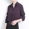 Yeni Kadın Gömlek Klasik Şifon Bluz Kadın Artı Boyutu Gevşek Uzun Kollu Casual Gömlek Lady Basit Stil Giyim Tops Blusas 210410