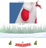 Christmas Decoration Plush Faceless Doll Stuffed Elderly Curtain Buckle Tie Rope Door Hanging Supplies LLF12200