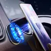 Universal Car Magnetic Phone Holder Mini Portable Mobiltelefon GPS Navigation Bracket Dashboard Stand för iPhone 12 13