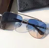 Gafas de sol de diseñador de marca para hombres, mujeres, lentes grises, marrones, anteojos, anteojos de metal, anti UV, anteojos de marco grande, anteojos de sol de conducción clásicos para hombres con caja original