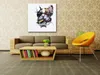 Decorated Abstract Picture Art Paints on Canvas Hand Painted Animal Oil Painting for Sofa Wall Decoration No Frame RRB11102