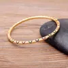 Drop Shipping Fashion Woman Bracelet och Bangles Simple Clasp Kvinnor Koppar Zircon Armband Smycken Partihandel Bästa Party Gift Q0717