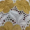 MIQIER haute qualité tulle nigérian africain dentelle tissu 100% coton tissu robe de soirée brodé tissu de coton suisse 2.5yards 210702