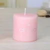 Bezdymne zapachowe świece klasyczne cylindryczne urodziny romantyczne małe świeca ślub western food candlestick kolumny wosk