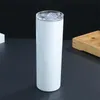 20 oz Tumblers Süblimasyon Sıska Tumbler Kupalar Boşluklar Paslanmaz Çelik Konik Düz Bardak Kısa Su Şişeleri Kahve Kupa Üst Satıcı