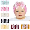 Modieuze 24 stks/partij Borduren Kant Haarstrik Baby Nylon Hoofdbanden Kant Bloem Nylon Hoofdband voor Kinderen Meisjes Kids Hoofddeksels