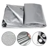 Shade Thickened 032mm Outdoor Waterproof Shed Cloth Truck Car Canopy Rain Silver Sunscreen PE Plastic Tarpaulin