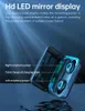 R15 TWS Зеркальные беспроводные наушники 5.0 Мини-наушники F9 M12 Bluetooth Наушники Светодиодный дисплей Игровая гарнитура