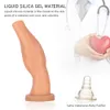マッサージ安全素材シリコーンディルドセックスショップ柔らかい陰茎gスポット膣刺激装置猫のための巨乳の玩具