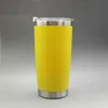 Stainless Steel Mug Tumblers Car Cups 20oz Vacuum Insulated Travel Metal Water Bottle Beer Coffee Mugs With Lid 10 Colors