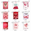 30 * 45cm Saint Valentin Jardin Bannières Bannières Polyester Garden Drapeau Holiday Atmosphère Décor Garden Bannière Drapeaux Personnalisation RRD12891