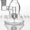 Tjock 5.5 "DAB RIG Small Mini Glass Water Pipes Bong Matrix Perc med skål eller kvarts bangerrör bongs vaxoljeriggar