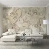 Achtergronden Muurschildering Custom Wallpaper 3D PO Muurschilderingen Vintage Stijl Oude Amerikaanse Nordic TV achtergrond Papel de Parede