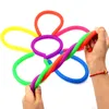 Sensoriska leksaker Stress Relief Toys Noodle Rope Soft Elastic Rope Miljö Skydd Material Nudel Toy H26oisl4786322