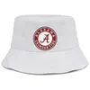 Fashion Alabama Crimson Tide football logo Cappello da pescatore pieghevole unisex Sport Visiera da pescatore personalizzata da spiaggia Vende berretto da bombetta p290w