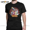 Grappige Samurai Pizza Cats T-shirts Mannen Ronde hals 100% Katoenen T-shirt Korte Mouw Tee Shirt Gedrukte kleding