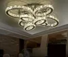 Woonkamer kroonluchters atmosferische creatieve ovale kristallen lamp led plafond eenvoudig modern restaurant lichten romantische slaapkamer licht