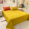 Lakan sätter fast färg polyester platt ark 250x230cm slipning fabrictwin storlek sängkläder sängkläder på sängen nordisk enkel stil