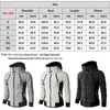 Sonbahar Kış erkek Ceket Slim Fit Kapşonlu Zip Up Ceketler Erkek Katı Renk Pamuk Sıcak Hoodies Coat Erkekler Giyim Tops 211014