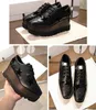 Real leather square slope thick Stella Britt Shoe Elyse Brushed Star Shoes Platform Derbys Wedge Lace-up Fashion boots 33-41