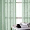 Cortina de tul de color sólido de estilo lino moderno en la sala de estar de la sala de estar para la ventana Voile Sheer Drapes 211102