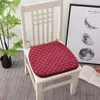 Solid Color Removable Washable Quilted Warm Cushion Dining Chair Student Seat Non-Slip Office Cushion/Decorative Pillow