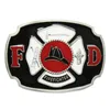 Herói de fogo vintage FIREFIGHTER FD BULHLE GURTELSCHNALLE BOUCLE DE CEINTURE FUNHLE-OC029As também estoque em cintos americanos