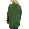 ポケットの大きいサイズの編み物のセーター冬の服のコートを引っ張っているファムマンチ鳴き秋ファッションRz * 210922