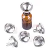Stainless Steel Mini Funnels for Miniature Bottles, Essential Oils, DIY Lipbalms, Cooking Spices Liquids, Homemade Make-Up