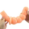 Nexy Dildos Anal Jouets Stick Stick avec poignée Cinq perles de traction connectées Branchez l'épaisseur Simulation Penis Homme et féminin Sexe Dispositif Fun Adult 0225