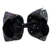 Baby Girls Large Hair Bow Barrette 20cm Bowknot Kids Sequin Ribbon Clips Girl Barn Hår Tillbehör Mode Hårstolar