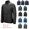 4XL Men Casual Down Parkas Coats Fashion Trend Couples Slim Thin Windproof Puffer Jacket Designer Winter Luxury Bread Warm Puff Jackets