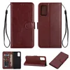 Crazy Horse Wallet Leather Flip cases for Samsung A32 A52 A72 A31 A42 A82 A12 S21FE A22 5G S21 PLUS Holder Credit Slot Cover