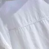 Solide Baumwolle Weißes Hemd Frauen Langarm Bluse Übergroßen Frauen Frühling Herbst Tops Büro Lose Beiläufige Revers Hemd Top Blusas y211125