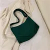 Katı Renk Crossbody Çanta Omuz Messenger Çanta Kadın Çanta Ve Çantalar 2020 Tasarımcı Kış Kadınlar Için Casual Tote Moda