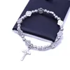 Charm Bransoletki Vintage Jezus Cross Amulet Wisiorek Dla Kobiet Osobowości Trend Bankiet Biżuteria Bransoletka