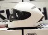 Анфас X14 ГЛЯНЦЕВЫЙ БЕЛЫЙ мотоциклетный шлем с противотуманным козырьком Мужской автомобильный шлем для мотокросса, мотоциклетный шлемНОТОРИГИНАЛЬНЫЙшлем6548502