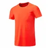 Hommes d'été Polyester T-Shirt hommes décontracté à manches courtes col rond T-shirt confortable couleur unie hauts t-shirts 210518