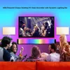 SoundBar Computer Högtalare RGB Gaming Högtalare 20W för PC Laptop Tablet Smartphones Ljudbar med förbättrad stereo Bass LED Lighting Subwoofer Home Theatre