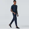 Survêtement pour hommes, pantalon de sport, Fitness, entraînement, course à pied, séchage rapide, alpinisme, loisirs, Slim, black226A