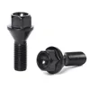 3 styles car wheel lugs bolts for f10 f30 f15 f16 universal nuts stud screws M12 1.5 1.5 M14 x 1.25 black 1 pair