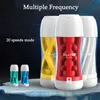 Male Electric Masturbation Cup Adult Sex Orgasm Toy Onahole Masturbator Flesh Vibrating Light Massager real vagina pussy For Men P0824