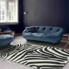 Современная роскошь Zebra образца ковровая гостиная кухонная кухня бегун коврик для пола животных напечатана спальня зона ковра нордический стиль кровати кроватью 210626